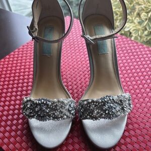 Betsey Johnson “Gina” Satin Stiletto Heels